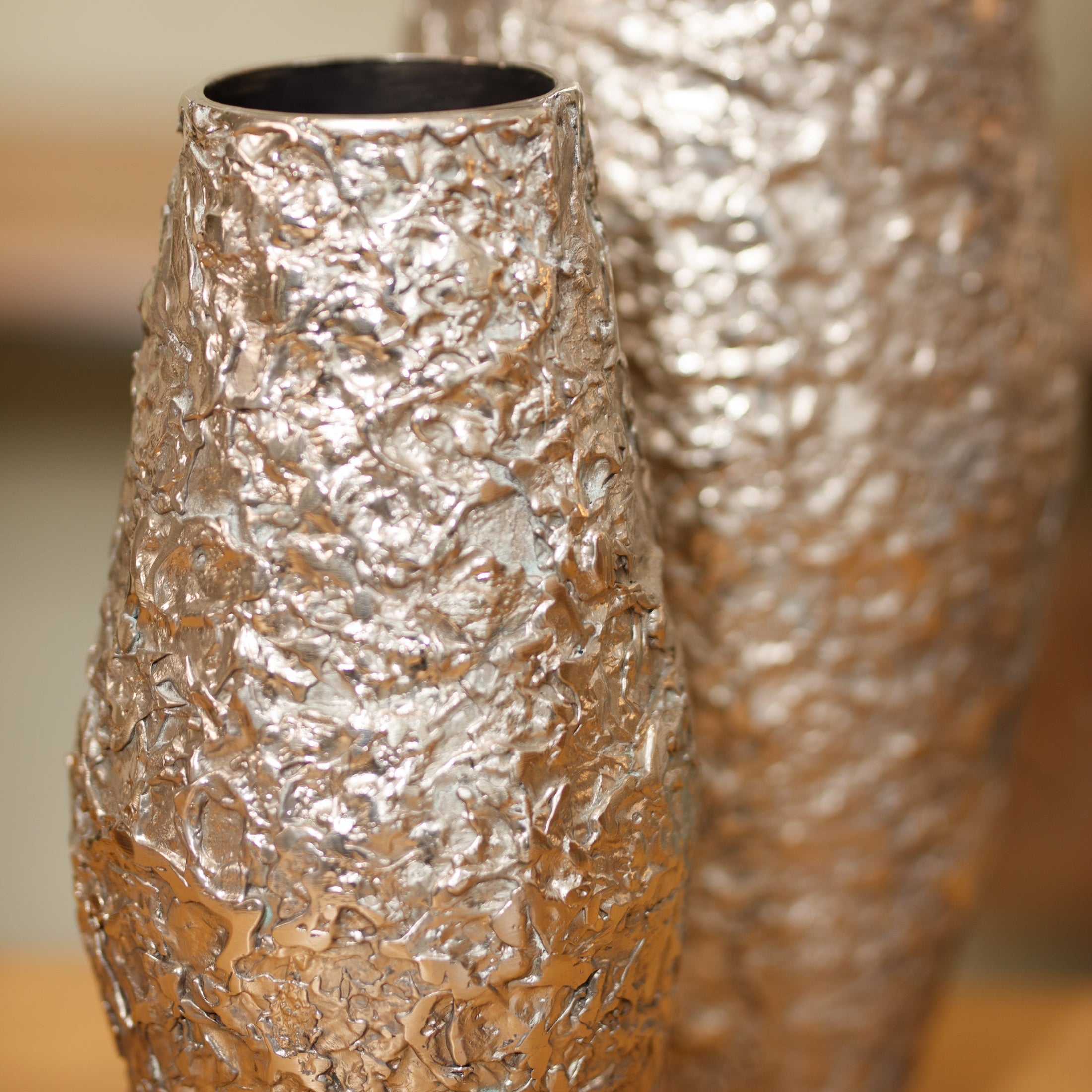 Jada Silver Tall Vase