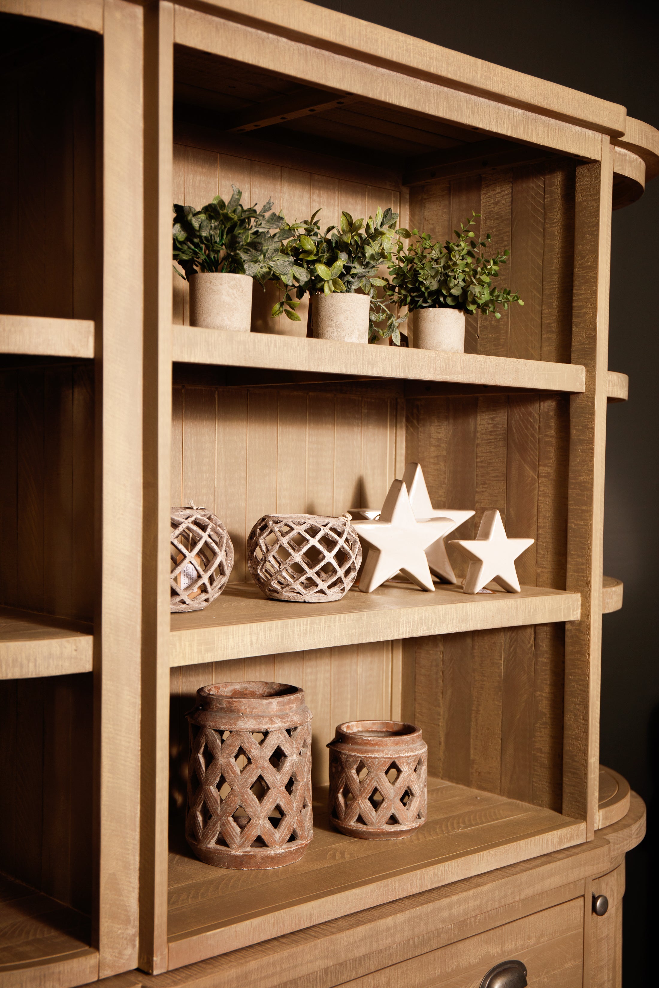 Manor Small Brown Lattice Lantern