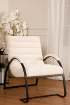 Jenner Boucle Ribbed Ark Chair 