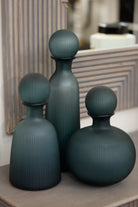 Otto Small Decorative Blue Bottle 