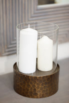 Sula Antique Gold Candle Holder 