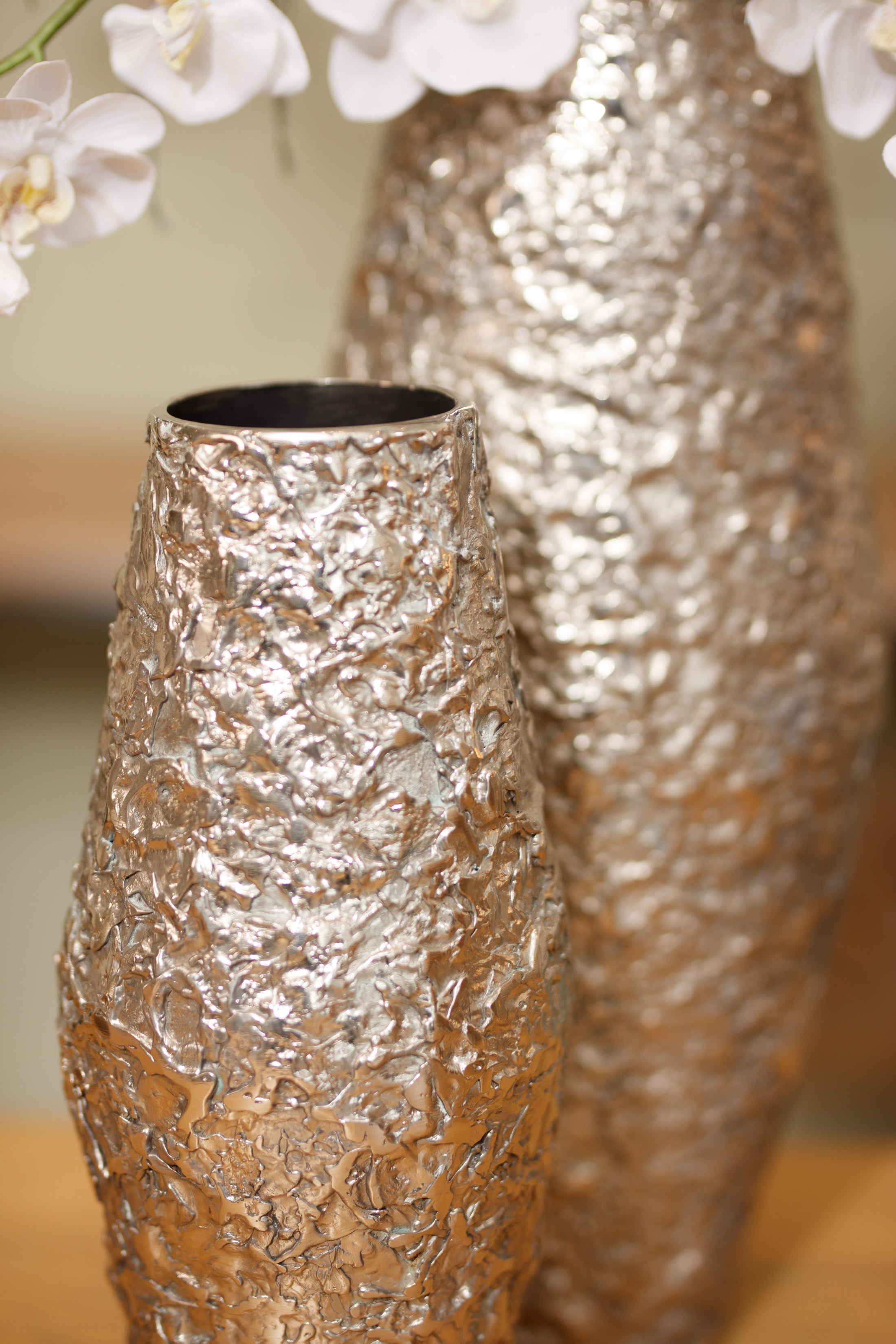 Jada Silver Tall Vase 