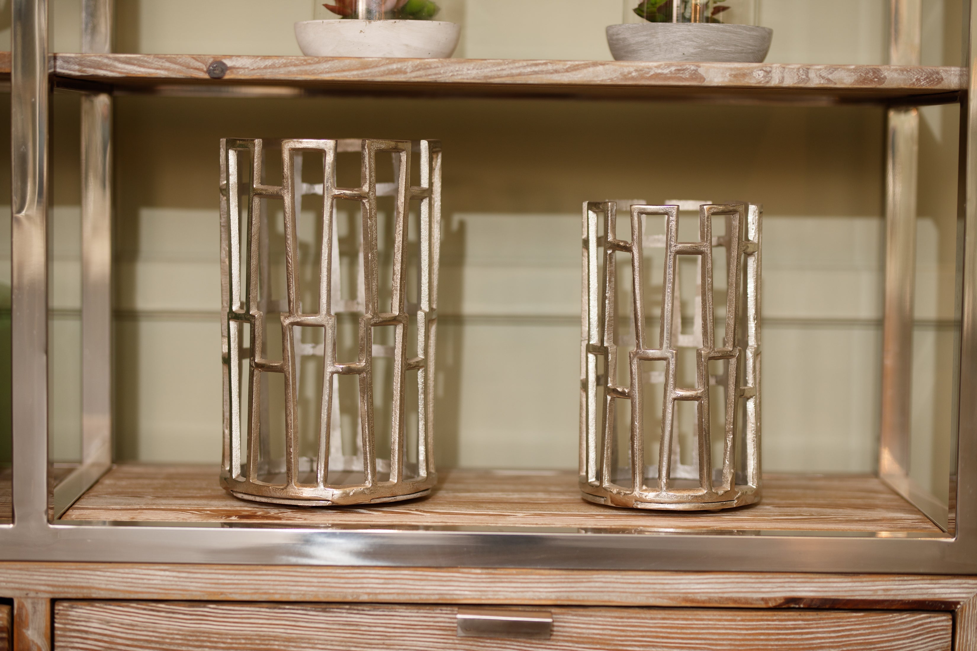 Beauly Silver Candle Holder 