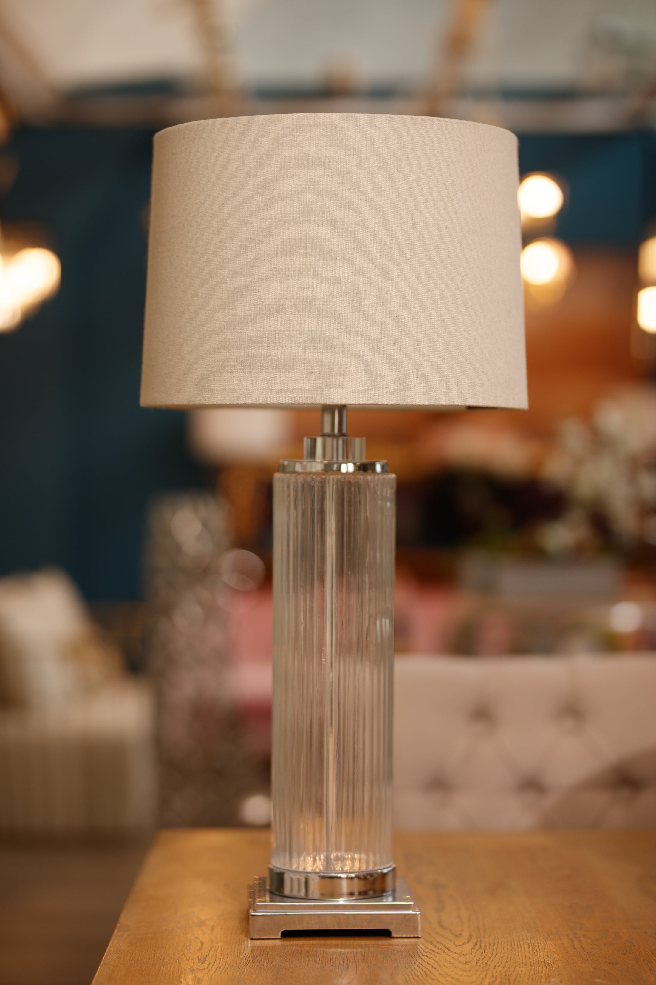 Somertons Glass Table Lamp