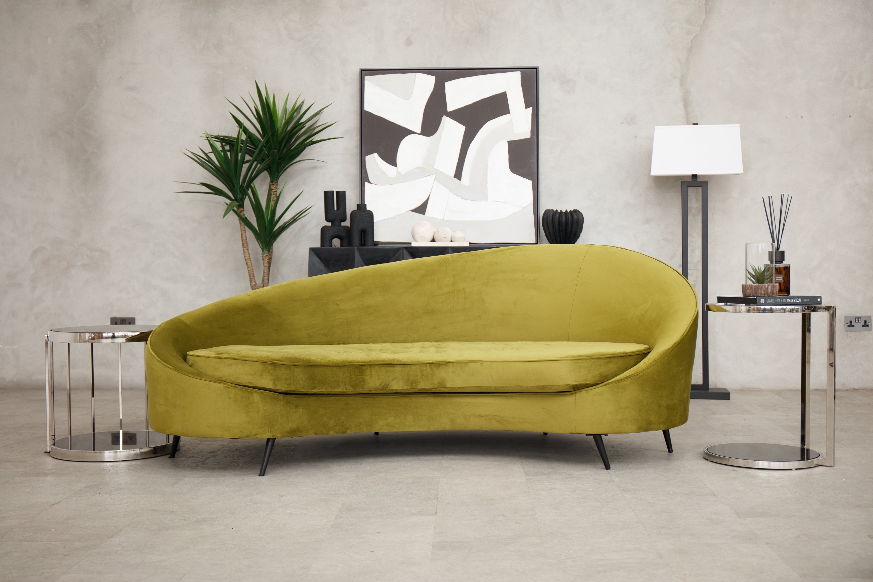 Rydes Curved 3 seater Sofa.