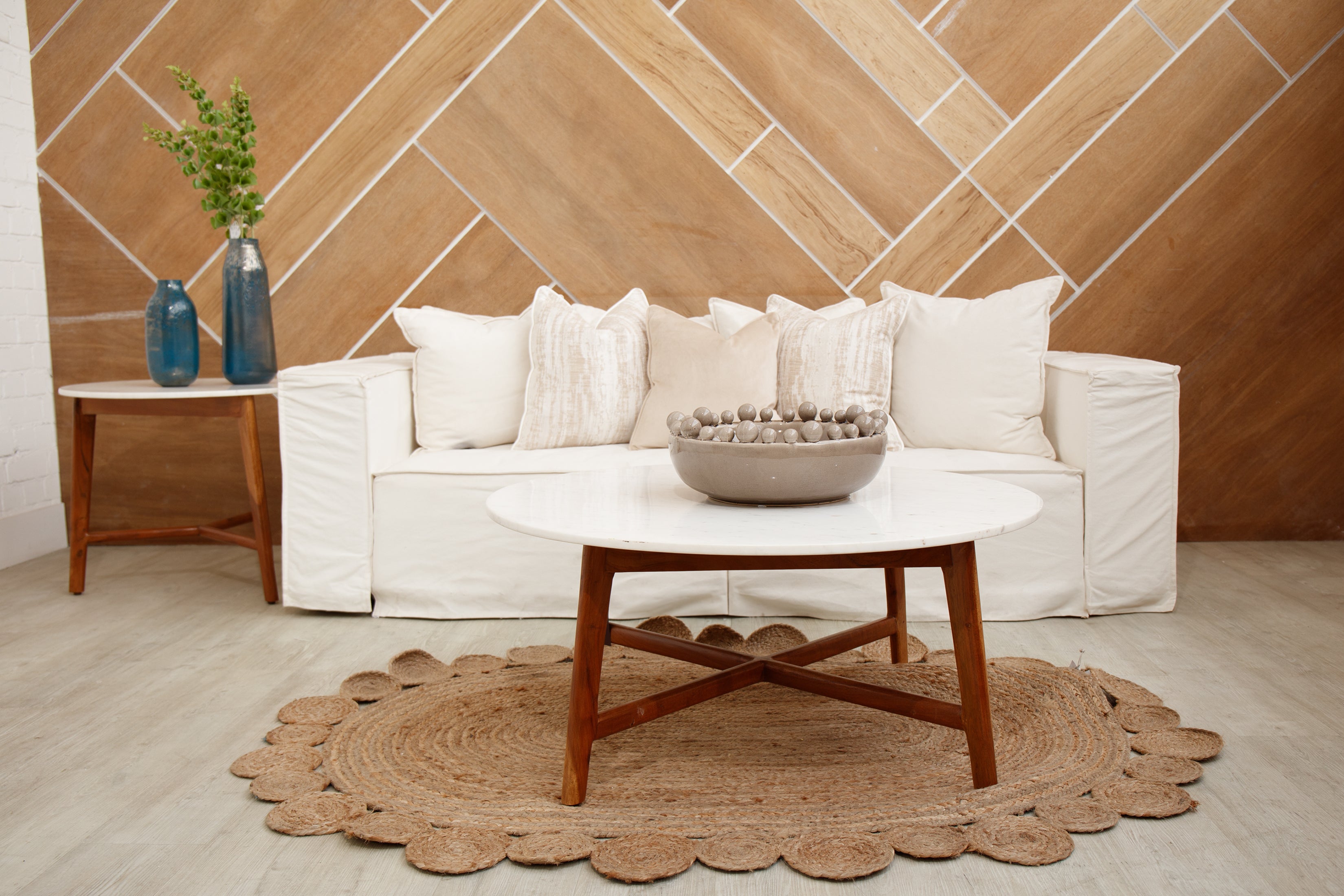 Hove 3 Seater Cream Sofa