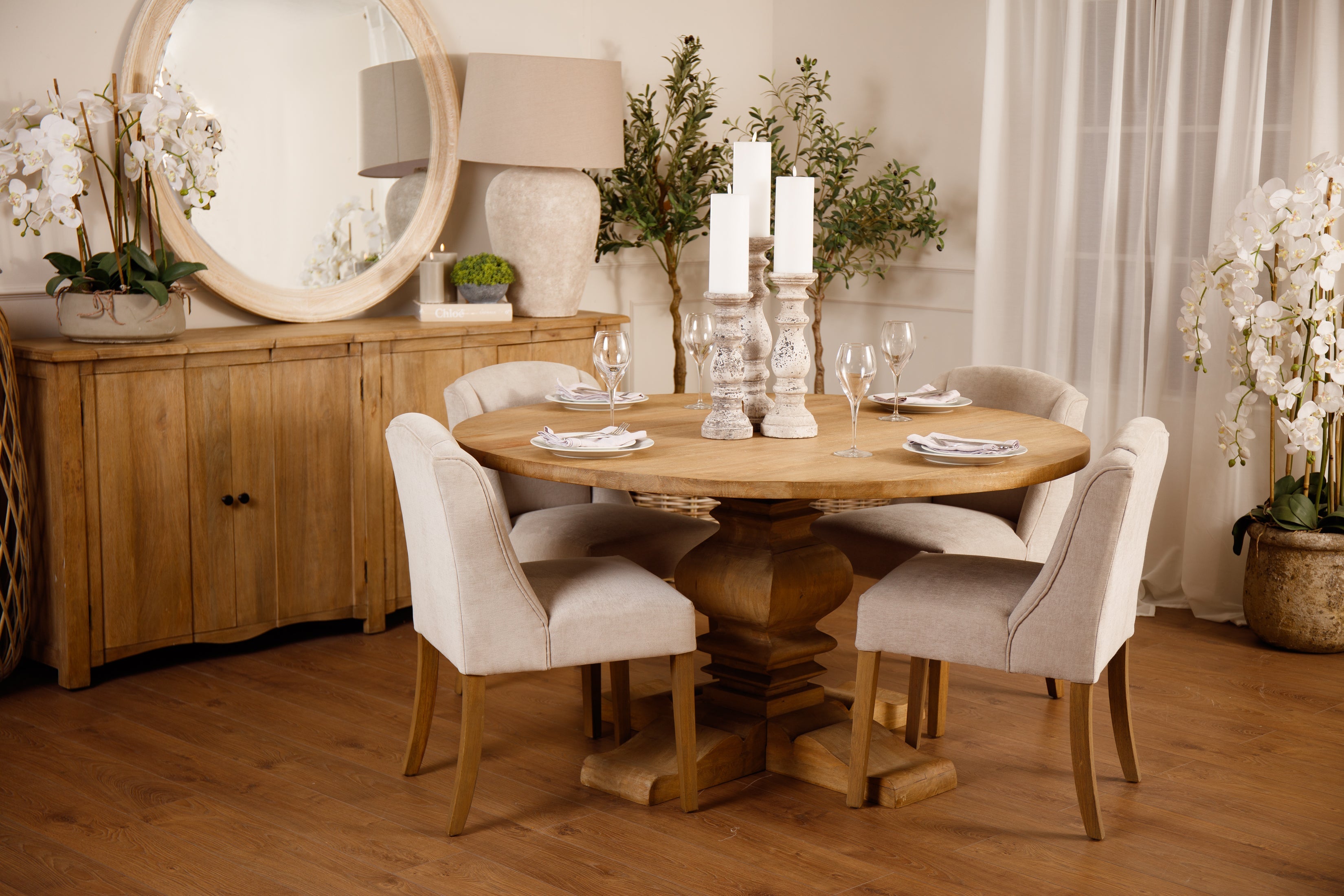 Henley Grey Crompton Dining Chair 