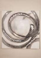 Brockway Silver and Grey Hand Painted Canvas 